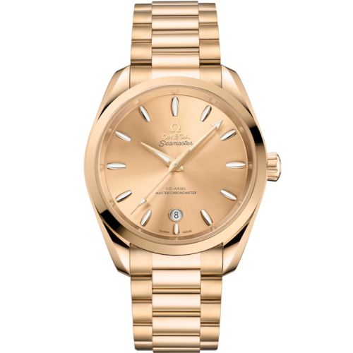 Omega Seamaster Aqua Terra 150M Shades Master Chronometer 38 Moonshine Gold / Champagne / Bracelet